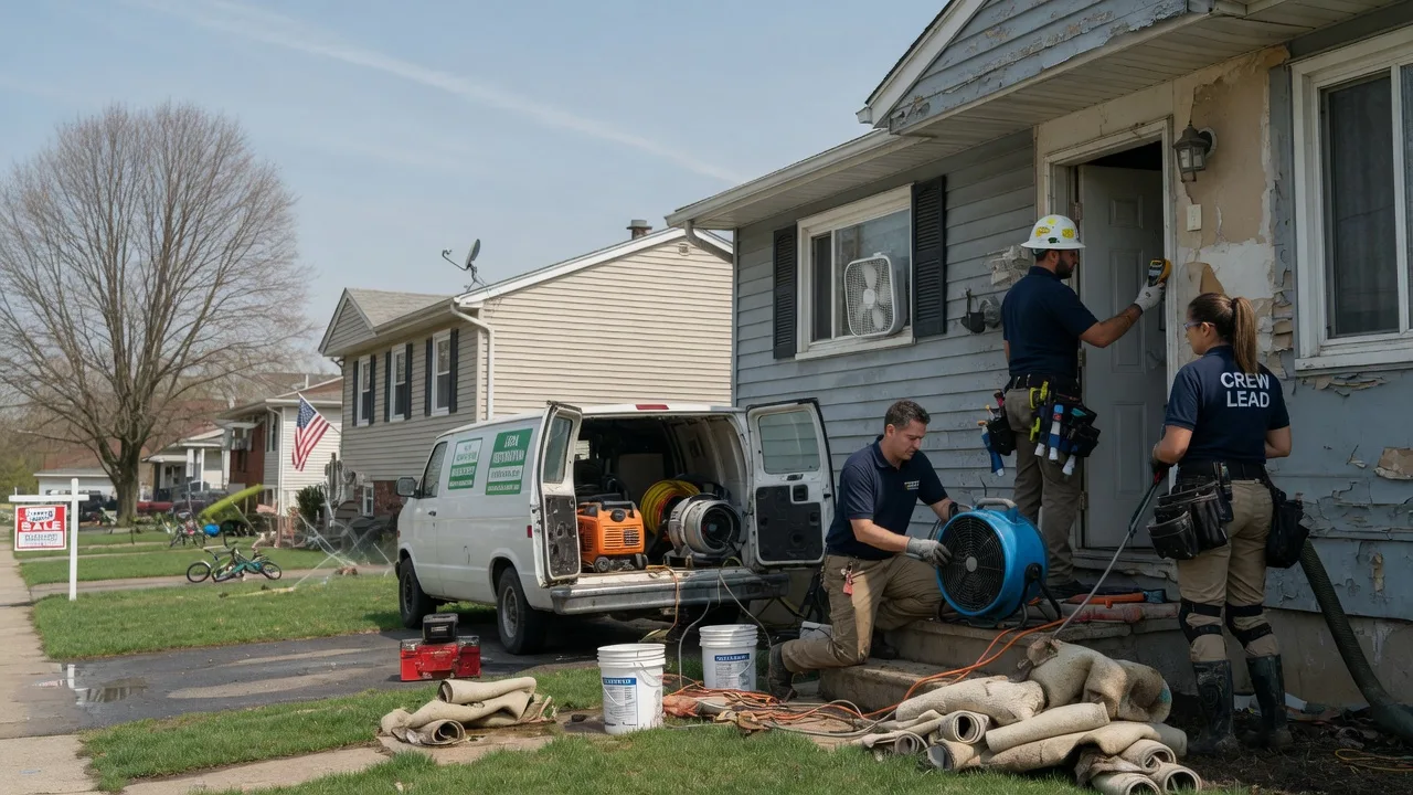 Flood Cleanup in Portage, WI near me