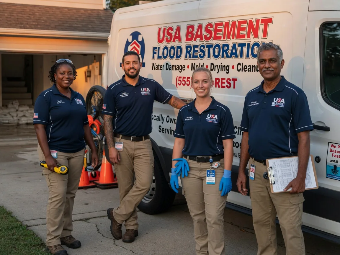 Basement Flood Cleanup company in Portage, WI