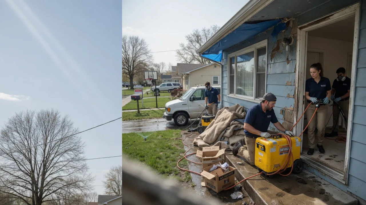 Basement Flood Cleanup in Portage, WI near me